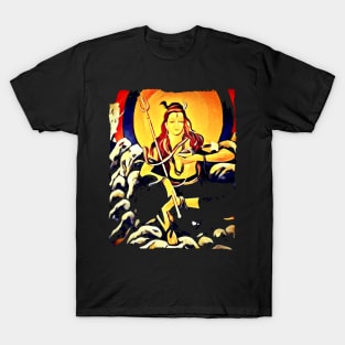 Shiva drinking poison T-Shirt